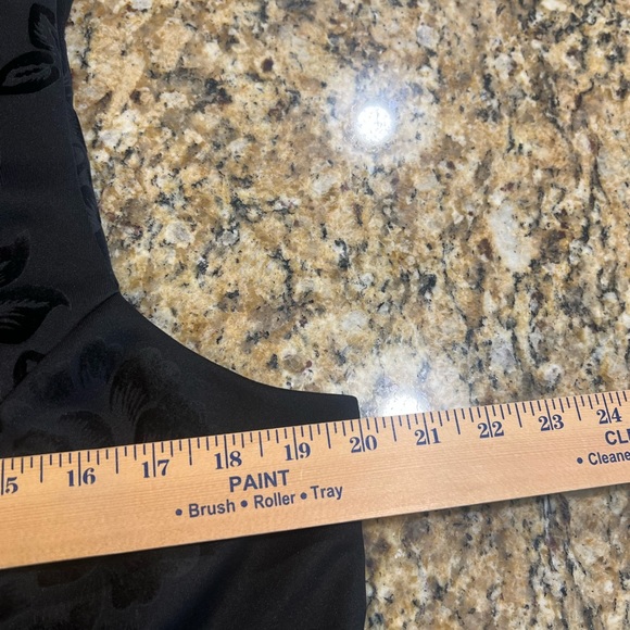 Torrid Scuba Flocked Skater Sleeveless Dress black Floral Velvet plus Size 18 - Picture 5 of 7